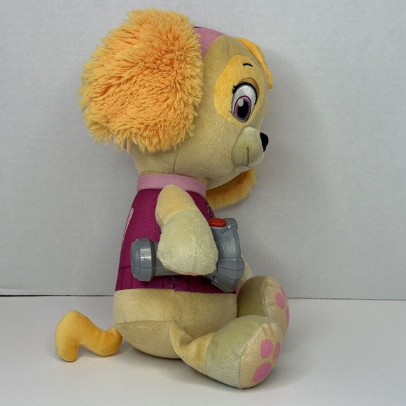 Paw Patrol Skye Snuggle Up Plush Pink Flashlight Sounds Working Stuffed Animal - Picture 6 of 11